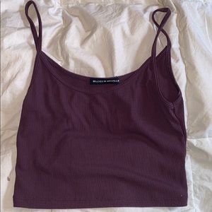 Dark Purple Brandy melville crop top